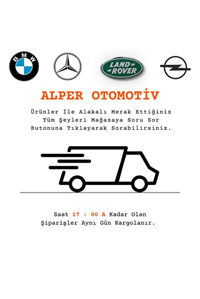 ALPEROTOMOTİV Bmw F20 Sol Far Camı 2011-2014 Arası 63117229671