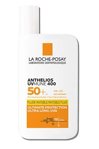 La Roche Posay Anthelios Uvmune Fluid Spf+50 Tüm Ciltler Için Yüksek Korumalı Renkli Yüz Güneş Kremi