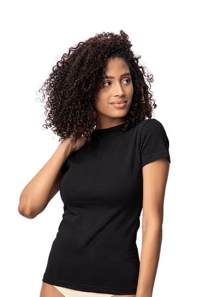 Özlem Жіноча коротка рукава з еластичною тканиною 2005