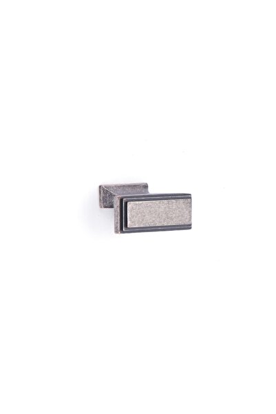 System 4237 Düğme Kulp Antik Gümüş Renk Çap 50 X 22 Mm