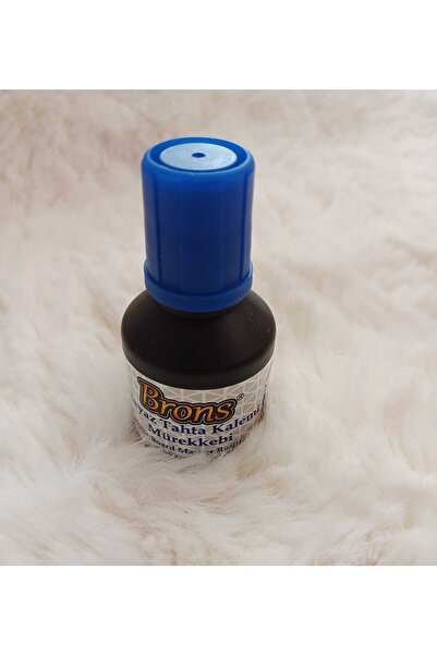 Brons Beyaz Tahta Kalemi Mürekkebi 30 Cc Renkli- Mavi