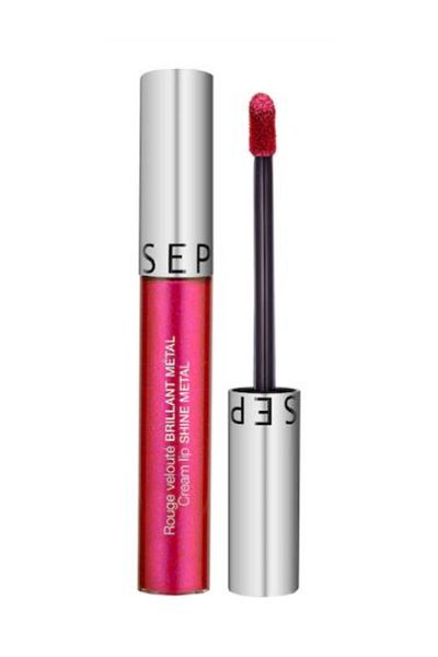 SEPHORA COLLECTION Cream Lip Shine Metal Lipstick-27 Fizzy Fushia - 5 Ml