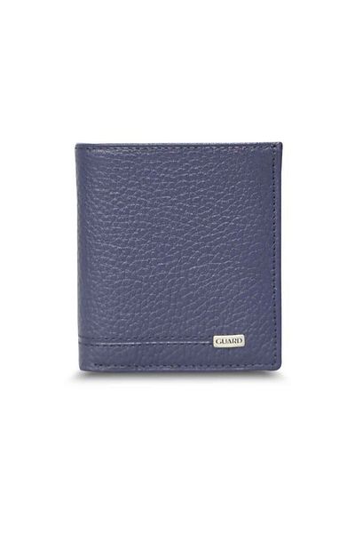 GUARD Navy Blue Multi-Compartment Mini Leather Men's Wallet - Grd2403xw22270
