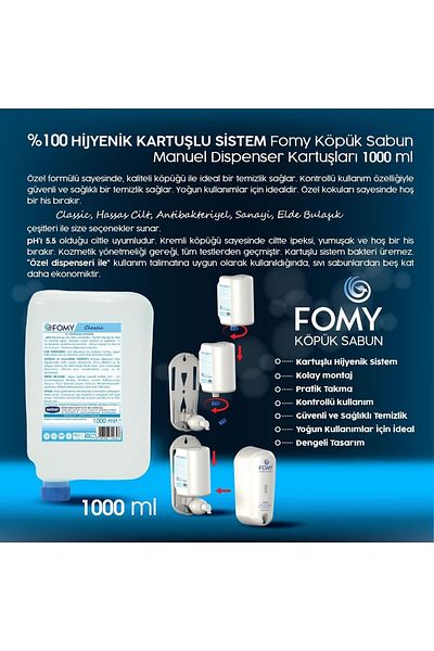 Fomy Classic Foam Soap 1000 Ml - 4 Pieces