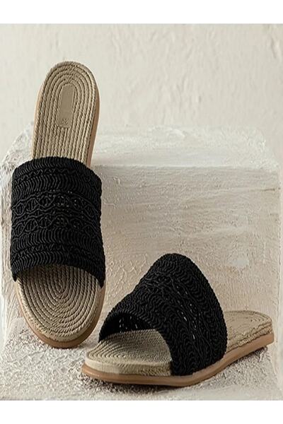 RedPlay Γυναικείες καλοκαιρινές παντόφλες με αντιολισθητική σόλα με δαντέλα λ...