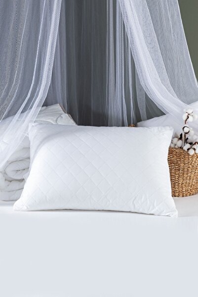 Junenext Kapitone Anti Stres Mikrojel Dolgu 50x70 Cm 900gr Uyku Yastığı (sert)