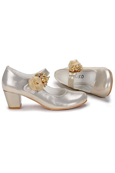 Almues 751 Balerini cu toc pentru fete Vakko - Pantofi de zi cu zi de 4 cm