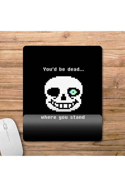 Pixxa موديل لوحة ماوس مع مسند للمعصم من Undertale - 2