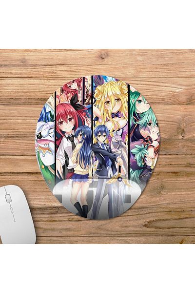 Pixxa موديل لوحة ماوس مع مسند للمعصم من Date A Live - 4 بيضاوي