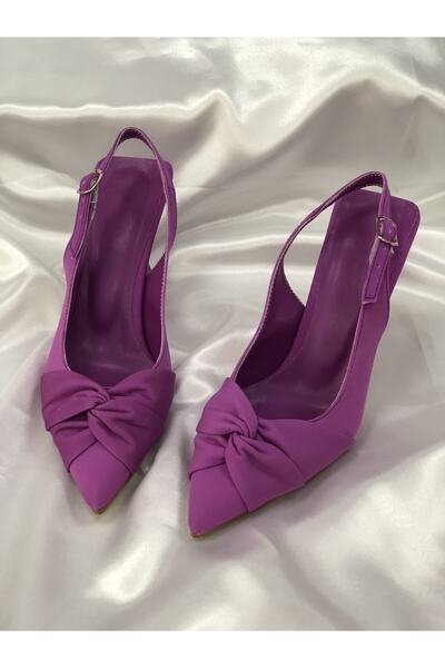 Hg Ayakkabı Juliet Matte Fabric Covered Stiletto