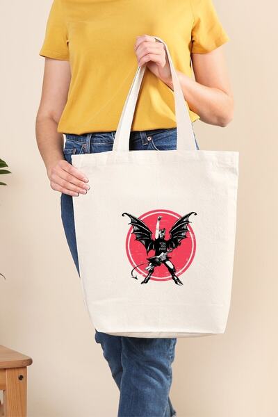 Müzik Reyonu Canvas Tote Bag The Headbanger, Dog Of Incubus - A Scum And Fury...