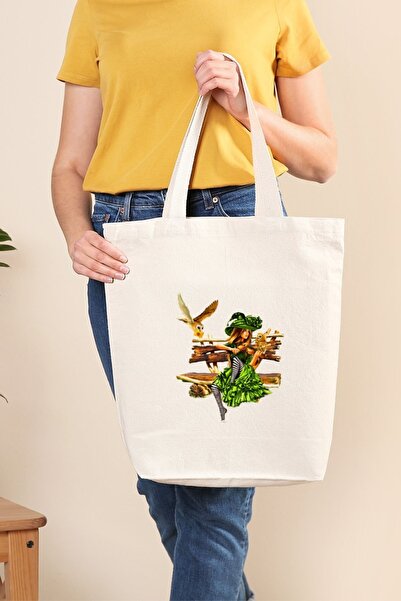 Müzik Reyonu حقيبة قماش بابا ياجا