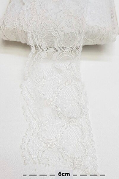 Bontex Beyaz Kuğu Dantel 1 Metre En 6 Cm – Dantel
