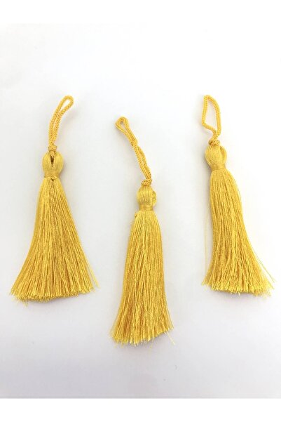 Bontex Ciucuri Galben Închis 10 Bucăți 7 Cm – Panglică Decorativă