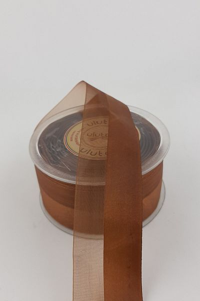 Ulutaş Στολίδια Υλικά Coffee Waterway Κορδέλα 1 μέτρο πλάτος 4 cm – Κορδέλα