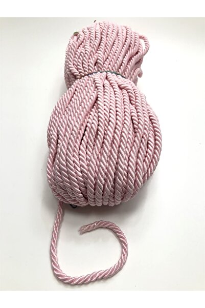Aker Hediyelik Ανοιχτό ροζ κορδόνι 8 χιλ. 10 μέτρα – Κορδόνι κεντήματος