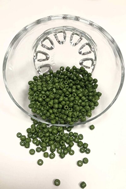 FdayAksesuar Видове мъниста Мънисто от зелен папрат 4 мм – Мънисто