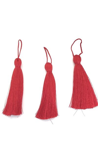 Bontex Ciucure Roșu 5 Bucăți 10 Cm – Panglică Decorativă