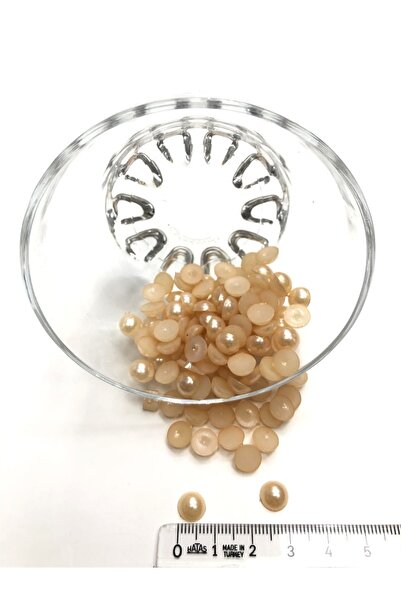 Bontex Половин перлена пластмасова мъниста 1 опаковка 50 грама – Мъниста