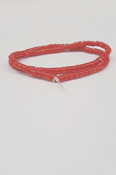 Bontex Crveni cilindrični sjajni perle – Perle