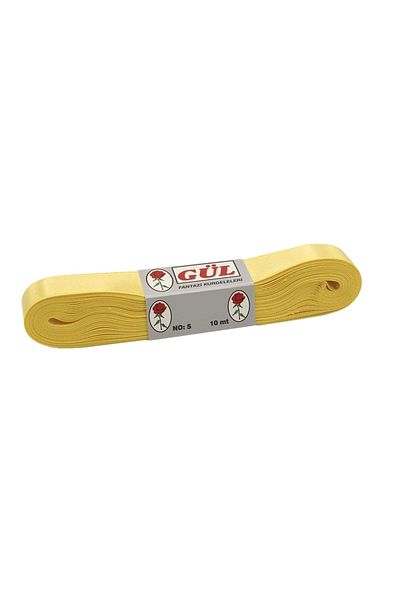 GELD Yellow Satin Ribbon 2 cm 1 Ball 10 Meters – Ribbon – Ribbon