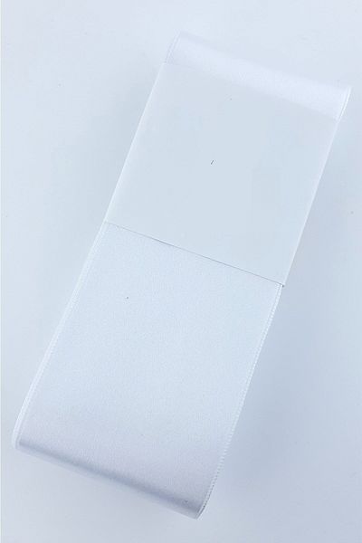 Bontex Panglică Satin Albă 1 Metru Lățime 6 Cm – Panglică – Panglică