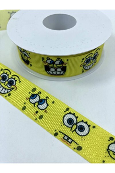 Bontex شريط تغليف سبونج بوب شريط جوغرين منقوش 1 متر عرض 2.5 سم – شريط – شريط