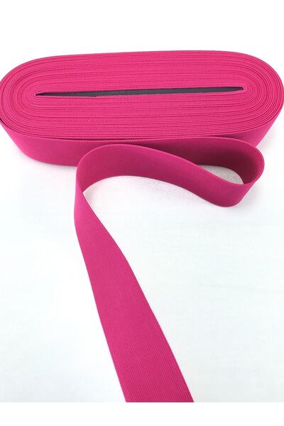 Bontex Bandă decorativă din cauciuc, 1 metru, fucsia, lățime 4 cm