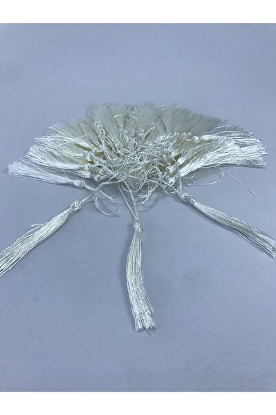 Bontex Cremă decorativă lungă cu ciucuri 10 bucăți – Panglică decorativă