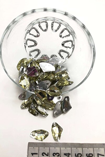 Bontex Piatră transparentă pentagonală din plastic 1 pachet 20 grame – Mărgele