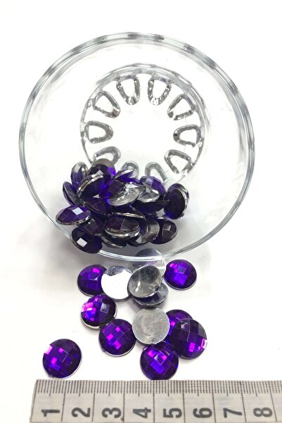 Bontex Лилава кръгла пластмасова мъниста 1 опаковка 20 грама – Мъниста