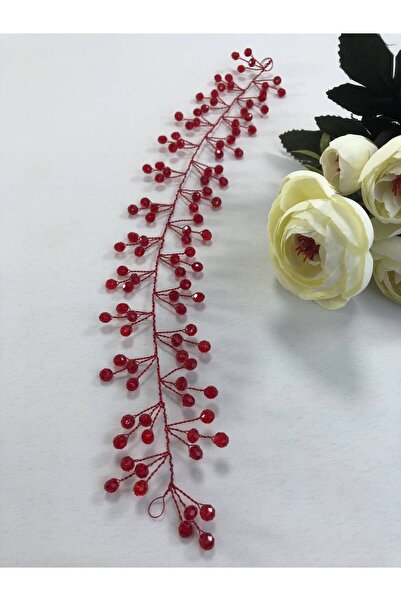 Bontex Accesoriu pentru păr și turban pentru femei Burgundy Crystall – Coroan...