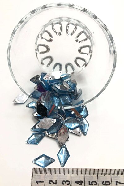 Bontex Mărgele din plastic Stone Shuttle Blue 1 pachet 20 grame – margele