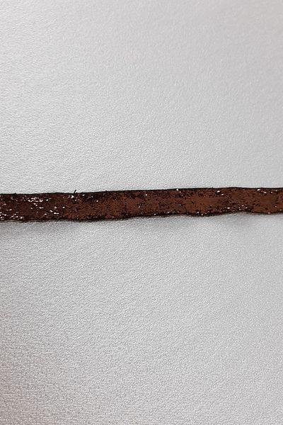 Bontex Κόκκινο Καφέ Glitter Velvet Κορδέλα Πλάτος 1 cm 1 Meter – Κορδέλα