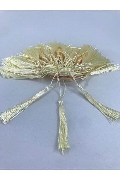 Bontex Σκούρα Κρεμ Φούντα Διακόσμησης 10 Τεμαχίων – Διακοσμητική Κορδέλα