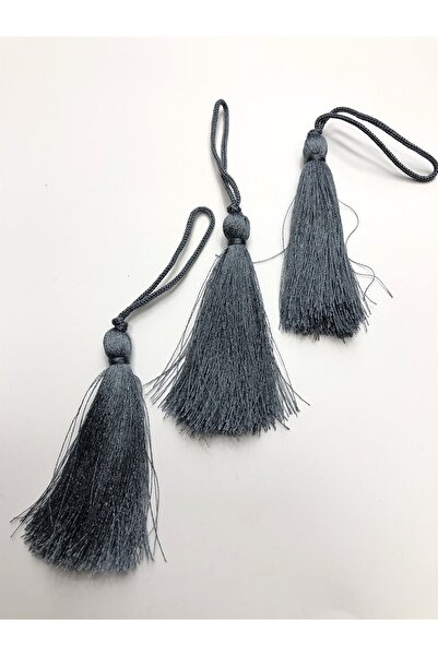 Bontex Σκούρο Γκρι Μονή Φούντα 5 Τεμάχια 7 εκ. – Διακοσμητική Κορδέλα