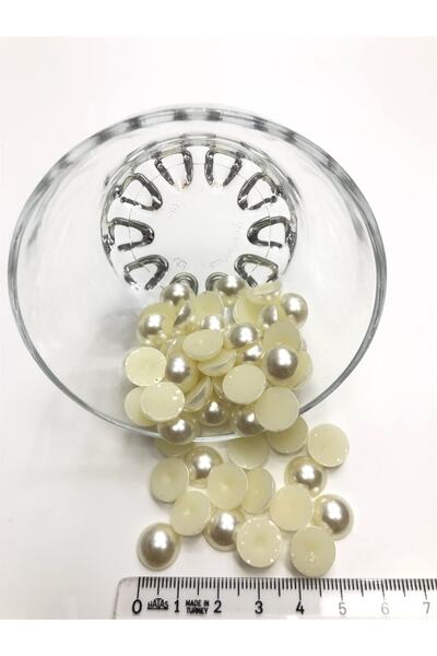 Bontex Χάντρες μισού μαργαριταριού πλαστικές 1 συσκευασία 50 γραμμάρια – Χάντρες