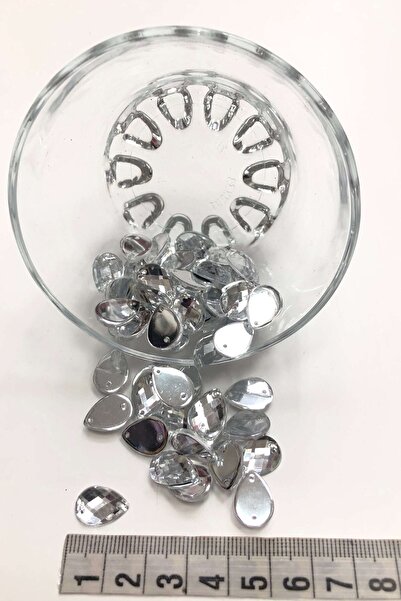 Bontex Prozirni plastični stub u obliku kamenčića, 1 pakovanje, 20 grama – perle