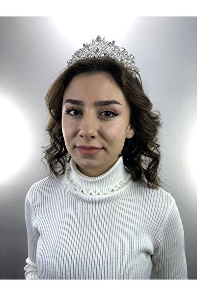 Bontex Sophia Silver Color Crystal Stone Henna And Bridal Crown – Κορώνα – Κο...