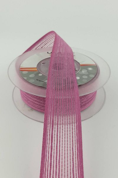 Bontex Plum Effect Linen Ribbon 2.5 cm 1 Meter – Ribbon – Ribbon