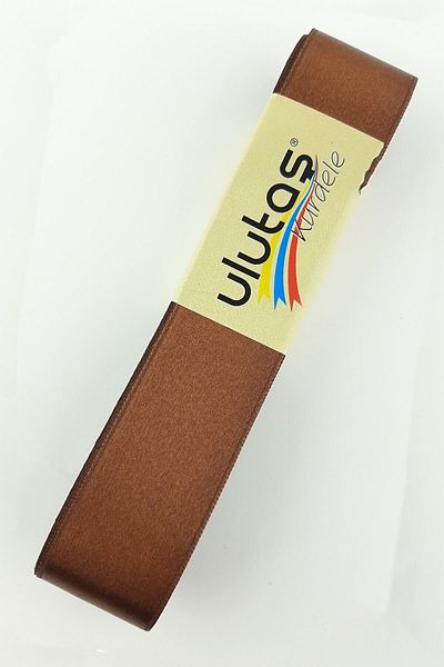 Ulutaş Декоративни материали Кафява сатенена панделка Ширина 3 см 1 ролка 10 метра – Панделка – Панделка