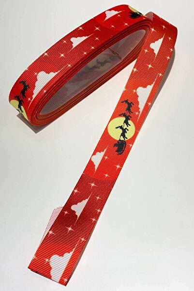 Bride Aksesuar Dünyası Panglică de Crăciun cu cerb roșu, 1 metru lățime 2,5 c...