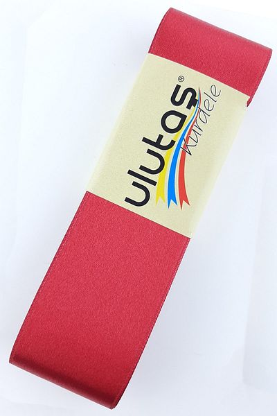 Ulutaş Διακοσμητικά Υλικά Ανοιχτό Claret Red Satin Κορδέλα Πλάτος 4 cm 1 Μπάλα 10 μέτρα – Κορδέλα – Κορδέλα