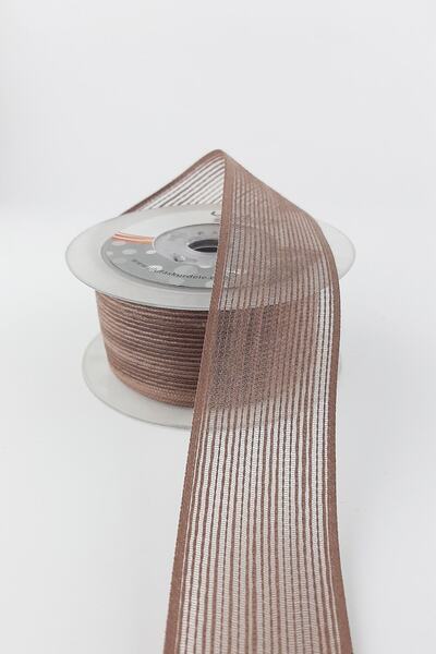 Genel Markalar Kahve Efektli Keten Kurdele 4 Cm 1 M – Kurdele – Kurdele