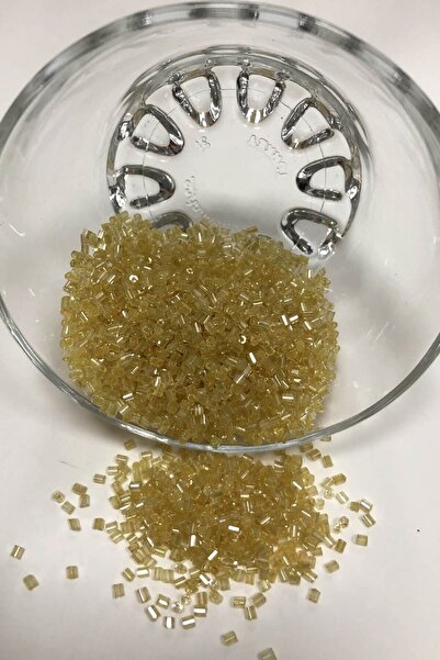 Bontex Αρχαίες Κίτρινες Χάντρες Κοπής 1 Πακέτο 50 γραμμάρια Μέγεθος 2-2,5 χιλ...