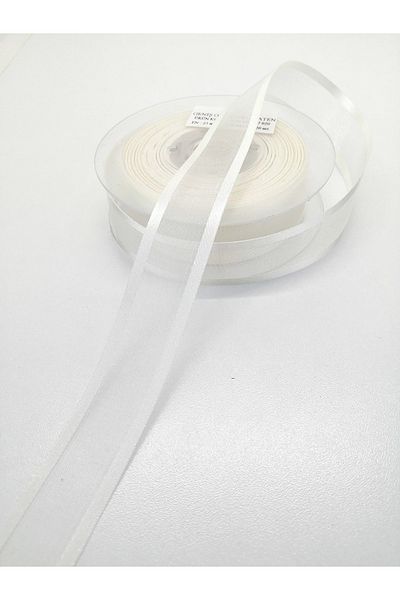Bontex Κρέμα Οργάντζα Σατέν Κορδέλα 2,5 εκ. 2 μέτρα – Κορδέλα
