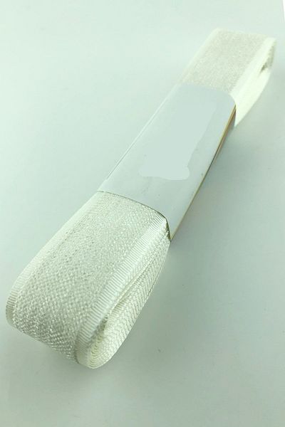 GELD Κορδέλα Κρέμα Velvet Effect Πλάτος 2,5 cm 1 μέτρο