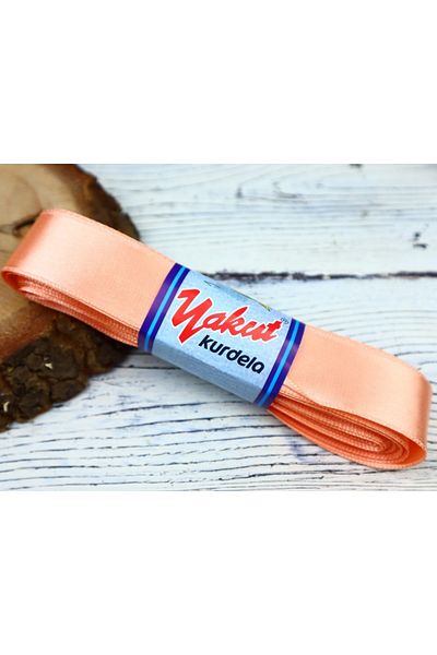YAKUT Σατέν κορδέλα 3 εκ. Salmon 1 Μπάλα 10 μέτρα