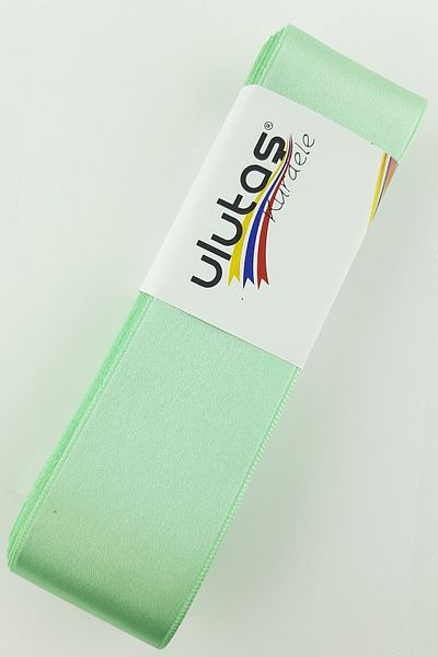 Ulutaş Διακοσμητικά Υλικά Mint Green Satin Ribbon Πλάτος 4 cm 1 Μπάλα 10 μέτρα – Κορδέλα – Κορδέλα