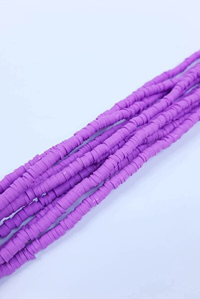 Bontex 1 niz svetloljubičastih Fimo perli od 6 mm – Perle